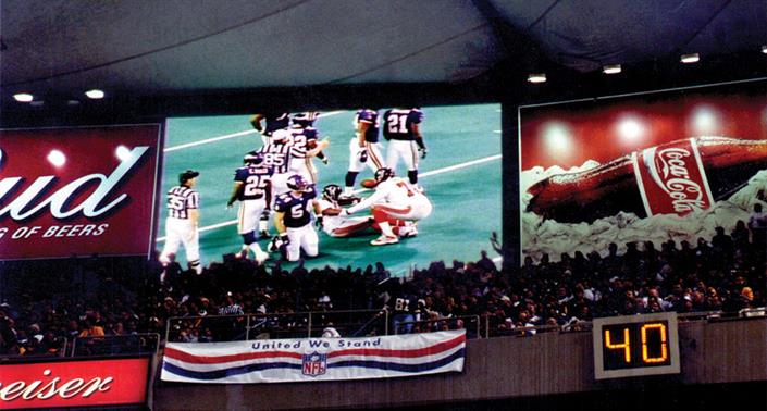 End Zone Video Display