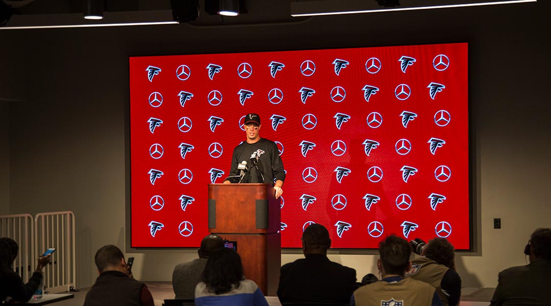 Press Display Installation Photo