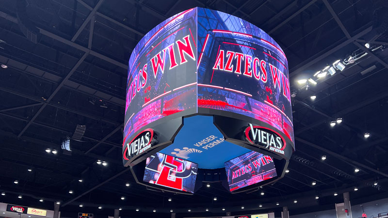 video board with FrameWrx template content