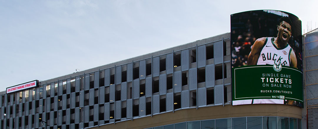 Parking Garage North Marquee