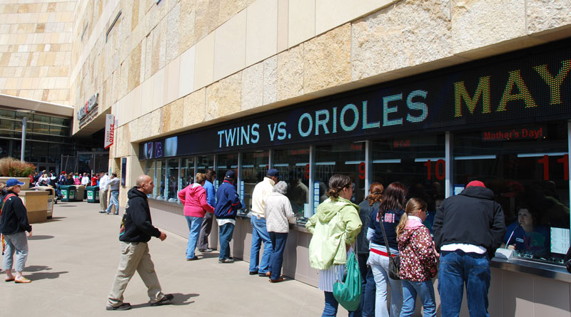 Ticket Window Displays Installation Photo