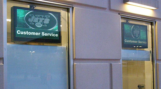 Ticket Window Displays Installation Photo